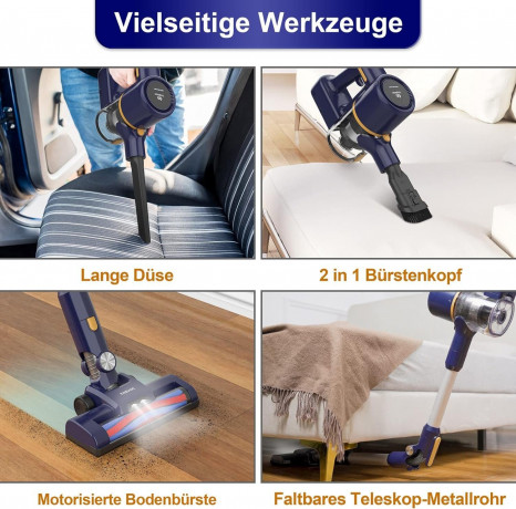 TASVAC TASVAC Akku-Stielstaubsauger TASVAC, 250,00 W, Akku Staubsauger, 25KPa, 55 Minuten, Akku-Hand-und Stielstaubsauger Беспроводной стержневой пылесос TASVAC TASVAC, 250,00 Вт, беспроводной пылесос, 25 кПа, 55 минут, беспроводной ручной и стержневой п