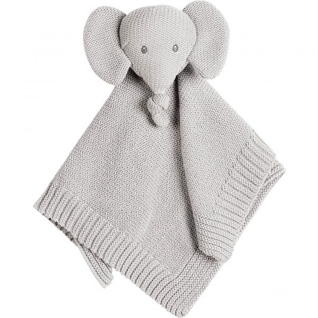 Nattou Strick-Schnuffeltuch Elefant Вяжем одеяло слон