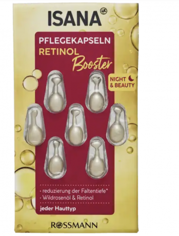 ISANA Pflegekapseln Retinol Booster Исана Капсулы для ухода за ретинолом