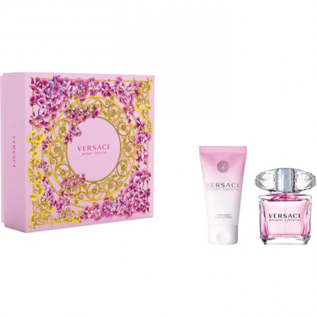 Versace Bright Crystal Geschenkset, Подарочный набор Версачи Туалетная вода спрей 30 мл + лосьон для тела 50 мл 