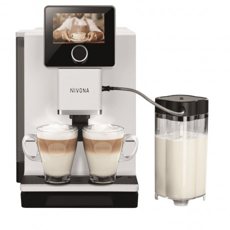 Nivona Nivona Kaffeevollautomat CafeRomatica NICR 965 Kaffeevollautomat Touch-Display Kegelmahlwerk 2,2 L Полностью автоматическая кофемашина Nivona CafeRomatica NICR 965, полностью автоматическая кофемашина с сенсорным дисплеем, коническая кофемолка, 2,