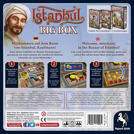 Pegasus Spiele Istanbul Big Box (Spiel) Стамбульская большая коробка (Игра)