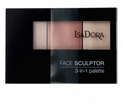 IsaDora Face Sculptor 3-in-1 Palette (12 g) Паллетка розово-бежевых тонов