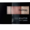 IsaDora Face Sculptor 3-in-1 Palette (12 g) Паллетка розово-бежевых тонов