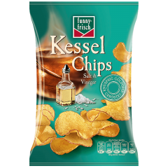 Funny-frisch Чипсы картофельные, Соль и Уксус, 120г