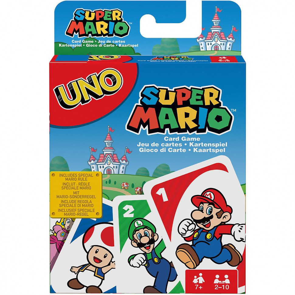 Купить Mattel Mattel Games UNO Super Mario Mattel Games UNO Супер Марио в  интернет-магазине Diskontshop.eu Германия всего за 1 303 руб. в