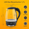 T24 T24 Wasserkocher Glas Wasserkocher 1,7 L BPA frei THV Rheinland GS Zertifiziert, 1.7 l, 2200 W Чайник T24 стеклянный чайник 1,7 л, без BPA, сертифицирован THV Rheinland GS, 1,7 л, 2200 Вт