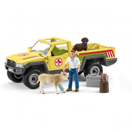 Schleich Schleich 42503 Tierarztbesuch auf dem Bauernhof Schleich 42503 Посещение ветеринара на ферме