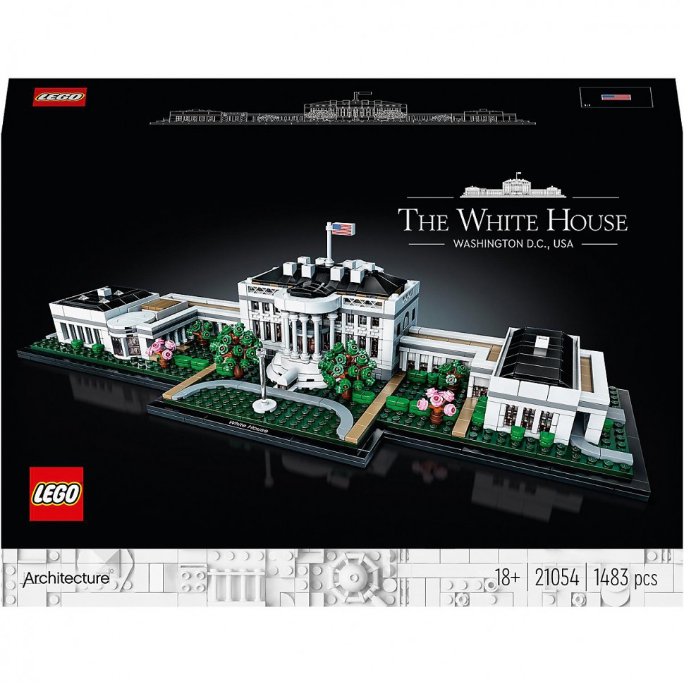 Купить LEGO Architecture 21054 Das Wei be Haus ЛЕГО Белый дом в  интернет-магазине Diskontshop.eu Германия всего за 16 299 руб. в