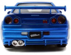 Jada Fast  Furious 2002 Nissan Skyline 1:24 Форсаж 2002 Nissan Skyline 1:24