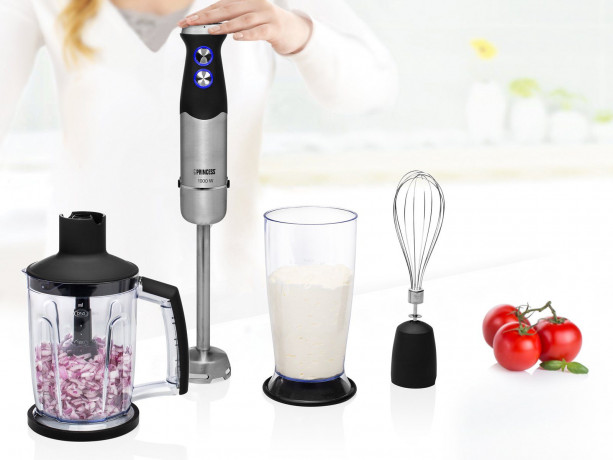 PRINCESS PRINCESS Stabmixer 221221 Stabmixer-Set, 1000 W Ручной блендер PRINCESS 221221 набор ручного блендера, 1000 Вт