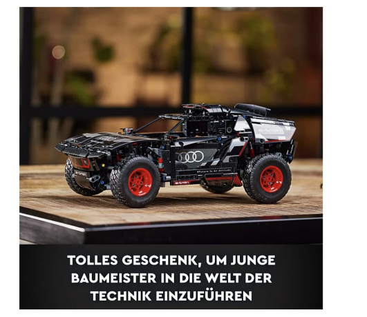 LEGO Technic 42160 Audi RS Q e-tron Bausatz, Mehrfarbig 37см х 15см