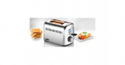 Unold Unold 2er-Toaster Retro edelstahl, 950 Watt, fur 2 Scheiben Toast  edelstahl Тостер Unold 2-местный ретро из нержавеющей стали, 950 Вт, на 2 ломтика тостов