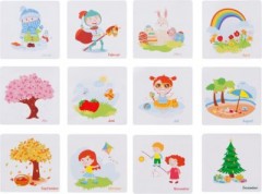 myToys ORIGINALS Kalenderuhr aus Holz Деревянные часы с календарем