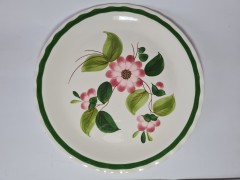 Botticelli Винтажная керамическая тарелка, ручная роспись, 28см, Италия 1960г.