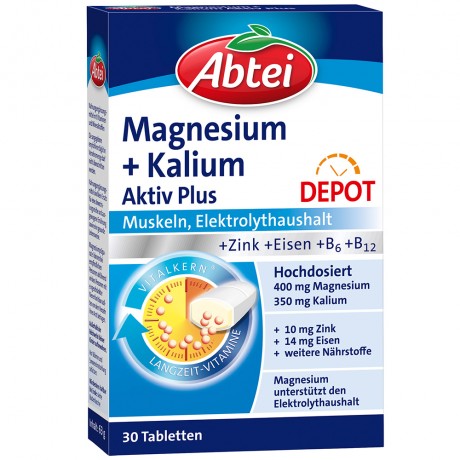 Abtei (Абтай) Magnesium 400 + Kalium 30 шт