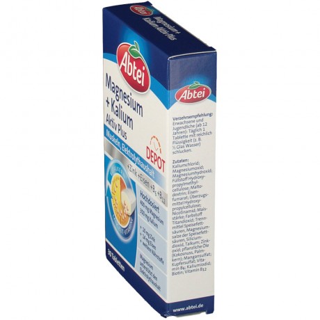 Abtei (Абтай) Magnesium 400 + Kalium 30 шт