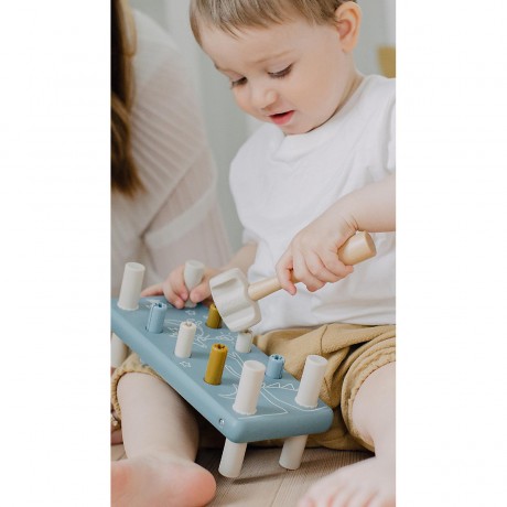 Micki MICKI SPIELBRETT HAMMER BLAU MICKI ИГРОВАЯ ДОСКА МОЛОТОК СИНИЙ