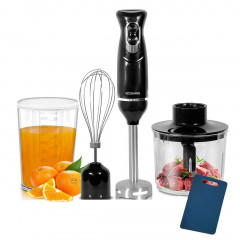 KESSMANN Schafer KESSMANN Schafer Stabmixer Set mit Purierbecher Zerkleinerer Schneebeesen 5Tlg Edelstahl Mixer, 600,00 W, Elektrischer Smoothie Maker Handmixer Ruhrstab Milchshake Blender Набор ручных блендеров KESSMANN Schafer с чашкой Purier, венчик-