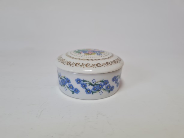 PORCELAINE FINE DE Limoges Коллекционные фарфоровые шкатулки, 5,5 см, 5 штук, Франция, 1960-70гг.