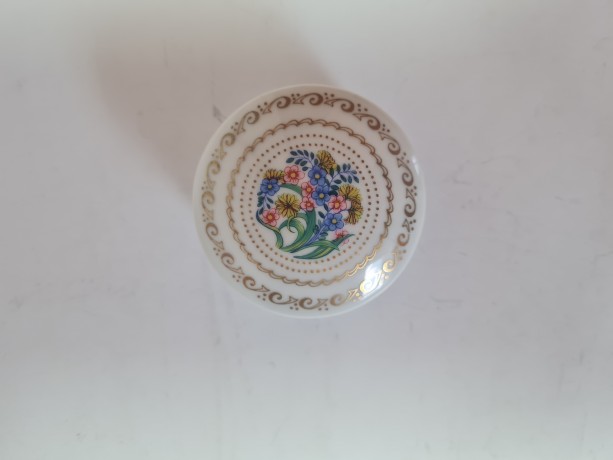 PORCELAINE FINE DE Limoges Коллекционные фарфоровые шкатулки, 5,5 см, 5 штук, Франция, 1960-70гг.