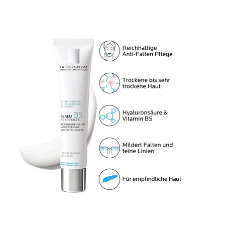 La Roche-Posay ROCHE-POSAY Hyalu B5 Pflege Creme reichhaltig Крем-уход ROCHE-POSAY Hyalu B5 насыщенный