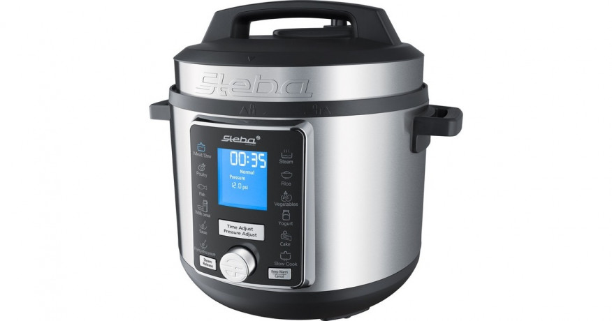 Steba Steba Multikocher/ Schnellkochtopf DD 3 Smart edelstahl/schwarz  edelstahl/schwarz Мультиварка/скороварка Steba DD 3 Smart нержавеющая сталь/черный