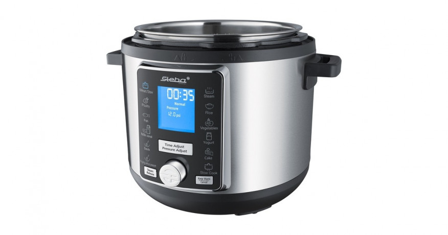 Steba Steba Multikocher/ Schnellkochtopf DD 3 Smart edelstahl/schwarz  edelstahl/schwarz Мультиварка/скороварка Steba DD 3 Smart нержавеющая сталь/черный