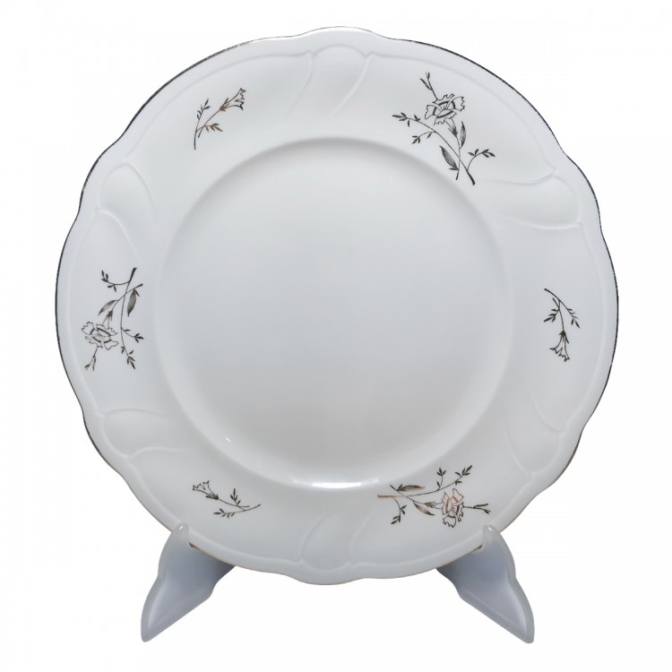 Hutschenreuther Хутченройтер Коллекционная фарфоровая тарелка с позолотой 26см