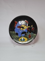 Les Ceramiques Коллекционная тарелка &quot;Мандола&quot;, 24см, Тунис 1950г.