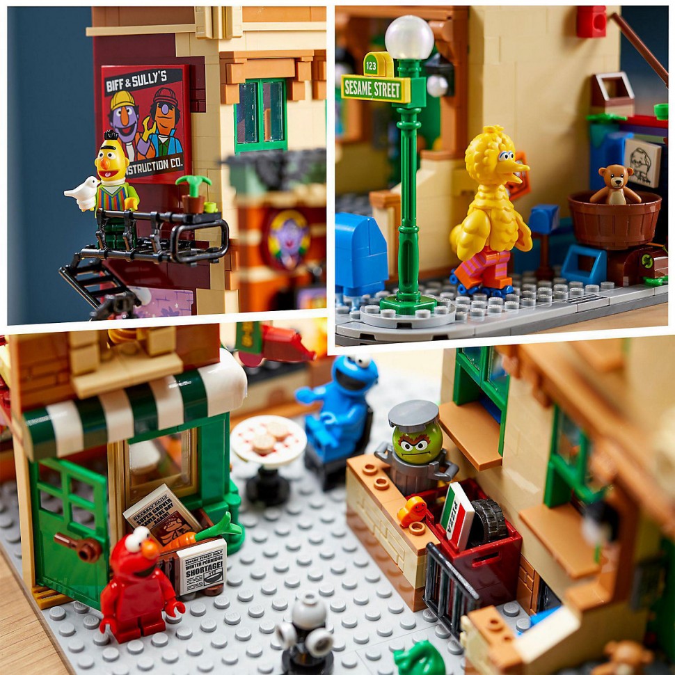 Купить LEGO Ideas 21324 123 Sesame Street ЛЕГО Улица Сезам, 123 в  интернет-магазине Diskontshop.eu Германия всего за 19 559 руб. в