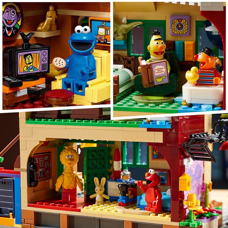 Купить LEGO Ideas 21324 123 Sesame Street ЛЕГО Улица Сезам, 123 в  интернет-магазине Diskontshop.eu Германия всего за 19 559 руб. в