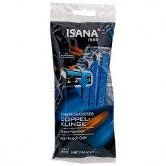 ISANA men Einwegklingen Одноразовые бритвы для мужчин с хромом 10 шт.