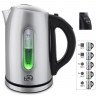 T24 T24 Wasserkocher T24 Wasserkocher 2200W Teekocher Edelstahl 1,7L Kabellos LED, 1,7 l, 2200 W, 360° Schwenksocke Ergonomischer Griff LED-Beleuchtung Temperaturauswahl Uberhitzungsschutz Warmhaltefunktion Чайник T24 Чайник T24 Чайник 2200 Вт, нерж