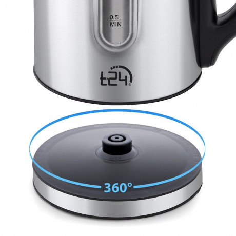 T24 T24 Wasserkocher T24 Wasserkocher 2200W Teekocher Edelstahl 1,7L Kabellos LED, 1,7 l, 2200 W, 360° Schwenksocke Ergonomischer Griff LED-Beleuchtung Temperaturauswahl Uberhitzungsschutz Warmhaltefunktion Чайник T24 Чайник T24 Чайник 2200 Вт, нерж