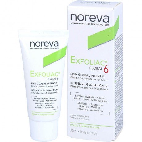 noreva Exfoliac Global 6 Intensivpflege Creme Exfoliac Global 6 Крем для интенсивного ухода