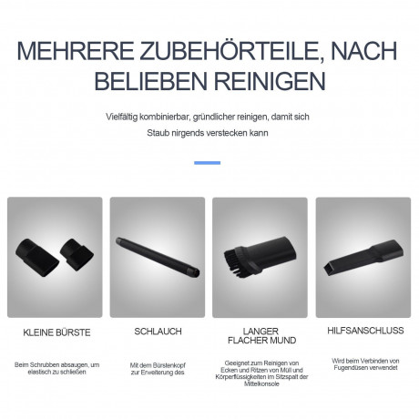 TOPMELON TOPMELON Akku-Handstaubsauger, Nass- und Trockenstaubsauger mit Kabel 120W Grau Беспроводной ручной пылесос TOPMELON, пылесос для влажной и сухой уборки с кабелем 120 Вт