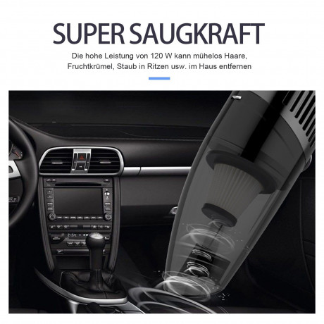 TOPMELON TOPMELON Akku-Handstaubsauger, Nass- und Trockenstaubsauger mit Kabel 120W Grau Беспроводной ручной пылесос TOPMELON, пылесос для влажной и сухой уборки с кабелем 120 Вт