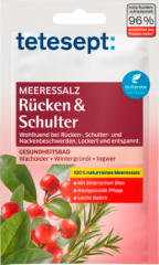 tetesept Rucken и Schulter Расслабляющая Морская Соль с Экстрактом Можжевельника и Кориандра, 80 г