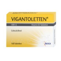 Vigantoletten 500 I.E. Vitamin D3 Tablet (100 шт.) Вигантолеттен Таблетки 100 шт.