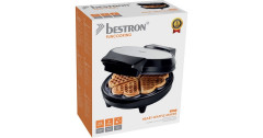Bestron Bestron Herzwaffeleisen AWM700S schwarz/edelstahl, 700 Watt  schwarz/edelstahl Вафельница Bestron Heart AWM700S черная/нержавеющая сталь, 700 Вт