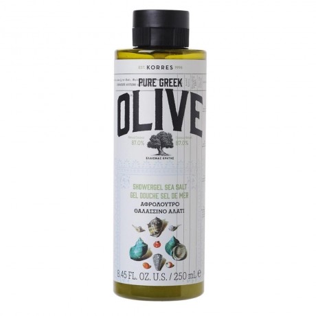 KORRES Olive & Sea Salt Showergel Гель для душа с оливковым маслом и морской солью