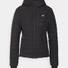 Tommy Hilfiger SLIM SORONA PADDED HOOD JACKET Outdoor jacket black КУРТКА С УТЕПЛЕННЫМ КАПЮШОНОМ SLIM SORONA Куртка для активного отдыха черный