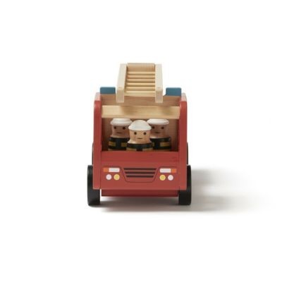 Kids Concept Feuerwehrauto Aiden aus Holz mit Zubehor Spielzeugautos Пожарная машина Эйден из дерева с аксессуарами машинки