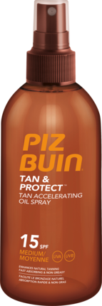 Piz Buin Масло для загара спрей Tan и Protect LSF 15, 150 мл