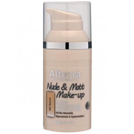 Alterra Nude & Matt Make-up 02 Sand Тональный крем 30 г