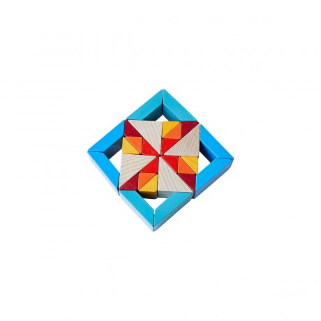 Haba HABA 305459 3D-Legespiel Wurfelmosaik HABA 305459 3D-мозаика в виде куба-головоломки