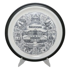 Goebel Oeslauer Manufaktur Bavaria, Мануфактура Гебель Коллекционная фарфоровая тарелка &quot;Брухзаль&quot; 32см