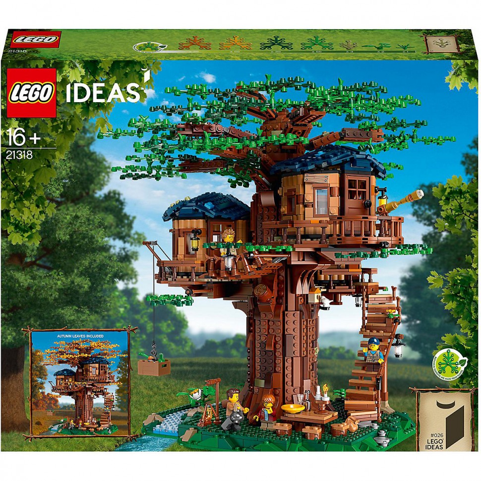 Купить LEGO Ideas 21318 Baumhaus ЛЕГО Дом на дереве в интернет-магазине  Diskontshop.eu Германия всего за 37 489 руб. в