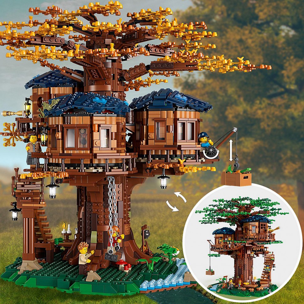 Купить LEGO Ideas 21318 Baumhaus ЛЕГО Дом на дереве в интернет-магазине  Diskontshop.eu Германия всего за 37 489 руб. в
